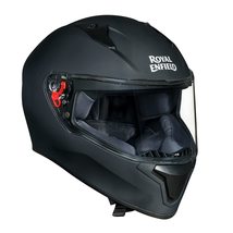  Royal Enfield Quest Full Face Helmet with Clear Visor Matt Black - £122.66 GBP