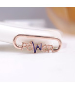 2022 Spring Me Collection 14k Rose Gold Plating ME Styling Power Word Li... - £9.28 GBP