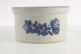 Vintage Tableware PFALTZGRAFF Yorktowne Blue Floral Pottery BUTTER TUB N... - £11.96 GBP