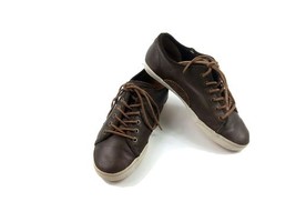 Frye Men Chambers Shoes Brown 8 M Leather Low Top Distressed Fashion Shoes - $519.05 MXN