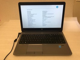 HP Probook 650 G1 15&quot; Intel Core i5-4300M 2.60GHz 4GB RAM No AC/HDD/Batt - £38.67 GBP