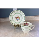 Vintage Weatherby Hanley England Royal Falcon Ware Tea Cup And Saucer Set - $371.16 MXN