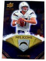 PHILIP RIVERS 2008 Upper Deck Icons NFL Icons Silver 18/799 #NFL41 - £1.45 GBP