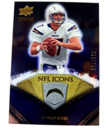 PHILIP RIVERS 2008 Upper Deck Icons NFL Icons Silver 18/799 #NFL41 - £1.46 GBP