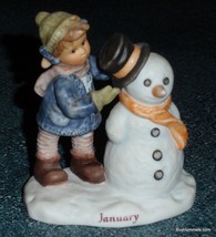 Goebel Hummel &quot;Crowning Touch&quot; #Bh 82/2/0 Girl With Snowman Cute Christmas Gift! - £30.51 GBP