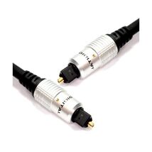 Cable Mountain HQ 0.5m Optical TOSlink Cable with Gold Pins and Metal Case  - $15.00