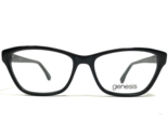 Genesis Brille Rahmen G5028 001 BLACK Poliert Cat Eye Voll Felge 53-16-135 - $55.57