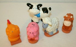 Old MacDonald Had a Farm Game 4 Replacement animals pig cow chicken lamb - $29.95