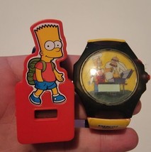 Lot Of 2 The Simpsons Watches Homer &amp; Bart Simpson Burger King Digital VTG  - £16.42 GBP