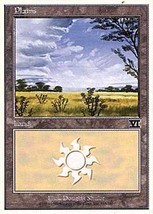 MTG x4 Plains BASIC LANDS 1 of each version 6th Edition - £0.80 GBP