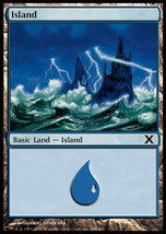 MTG x4 Island BASIC LANDS 1 ofEachVersion 10th Edition - $1.00