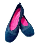 Crocs Womens Size 8 Black Busy Day Stretch Ballet Comfy Casual Dress Flats - €23,40 EUR