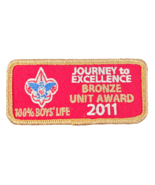 2011 BSA Journey To Excellence Bronze Unit Award Shoulder Patch Boys Life - £1.94 GBP