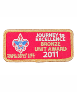 2011 BSA Journey To Excellence Bronze Unit Award Shoulder Patch Boys Life - $45.08 MXN