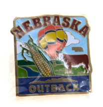 Nebraska Outback Steakhouse Enamel Pin Advertise Souvenir Hot Air Balloo... - $17.78 CAD