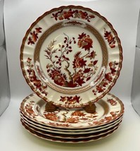 Set of 4 Spode INDIAN TREE Dinner Plates Made in England - $219.99