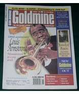 Louis Armstrong Goldmine Magazine Vintage 2001 Jean-Luc Ponty John Kay S... - $39.99