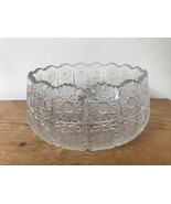 Vintage Antique American Brilliant ABCG Heavy Crystal Cut Glass Dish Bow... - £953.89 GBP