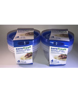 8ea 1.5 Cups/12.2 Fl Oz Ea Sure Fresh Dry/Cold/Freezer Food Containers 3... - £14.70 GBP