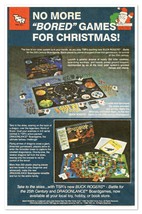 TSR Buck Rogers &amp; Dragonlance Games Christmas Vintage 1989 Newsprint Magazine Ad - £7.75 GBP