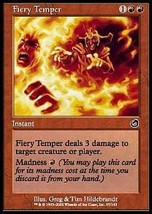 MTG x4 Fiery Temper (Torment) MINT + BONUS - £1.58 GBP