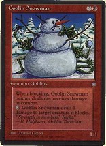 Mtg x2 Goblin Snowman (Ice Age) Mint + Bonus! - £0.79 GBP