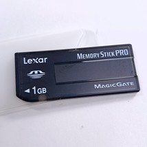 Lexar 1 GB Memory Stick Pro MagicGate Card long Sony Cybershot digital c... - $45.00