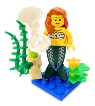Mermaid With Pearl Minifig Lot Minifigure Figure Scene Pirate - £19.65 GBP