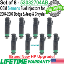 NEW OEM Siemens x8 HP Upgrade Fuel Injectors for 2006-07 Mitsubishi Raider 4.7L - $395.99