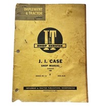I &amp;T Shop Service Manual for JI Case Series 400 Tractor Manual #C-6 Vintage 1956 - £11.14 GBP