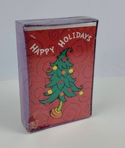 The Grinch Christmas Tree Holiday Cards 20 Cards 21 Envelopes New in Sealed Box - £18.65 GBP