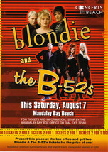 Blondie &amp; The B52S Mandalay Bay Beach Resort Las Vegas Promo - £1.52 GBP