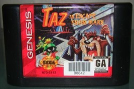 SEGA GENESIS - TAZ In ESCAPE FROM MARS (Game Only) - £9.58 GBP