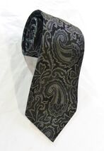 Donald Trump 100% Silk Jacquard Neck Tie Black Paisley Signature Collect... - $21.72