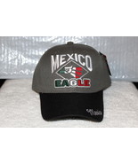 MEXICO EAGLE HECHO EN MEXICO AGUILA BASEBALL CAP ( GRAY &amp; BLACK ) - £8.99 GBP