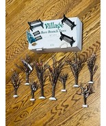 Department 56 Christmas cottage Dickens village LOT Bare Branch Trees be... - £54.68 GBP