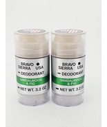Bravo Sierra USA Deodorant Sandalwood Fig Veterans Made 3.2 oz Lot of 2 - €25,47 EUR