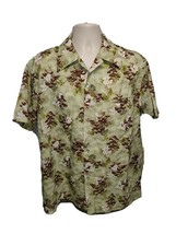 Kole Kole Forest Trees Adult Green XL Hawaiian Button Front Shirt - $418.28 MXN