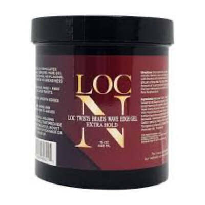 LOC N Twists Braids Wave Edge Gel Extra Strong Hold, 16oz (
