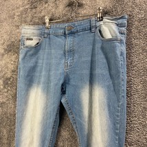 Phat Farm Jeans Mens 36W 28L 36x28 Light Wash Fade Skinny Y2K Streetwear - £12.76 GBP
