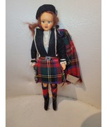 Vintage BR 311 scots lassie Costume Doll By Peggy Nisbet  8 Inch - £14.70 GBP