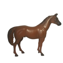 Blue Box Brown Horse Toy Blue Ribbon Ranch Stables 9.5 x 10.5&quot; - £9.30 GBP