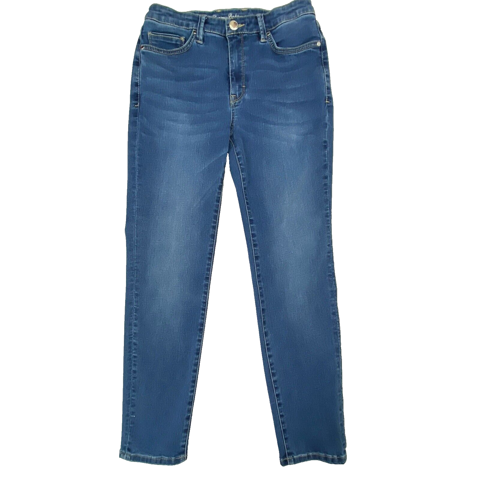 Primary image for Tommy Bahama Boracay Indigo High Rise Ankle Blue Jeans Womens size 4 x 28 in
