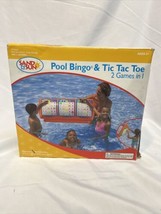 Sand N Sun Pool Bingo &amp; Tic Tac Toe Game 36 &quot; x 20&quot; Floating 2 Games In 1 - £10.02 GBP