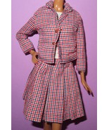 Barbie Vintage Francie Fashion 1960s Checkmates #1259 Skirt Jacket Shirt... - £58.97 GBP