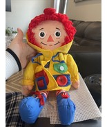 1991 DRESS ME RAGGEDY ANN DOLL Playskool plush 13&quot; - $11.30