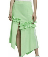 Adidas Women&#39;s J KOO Sz S Originals Trefoil Ruffle Skirt FT9905 Green $1... - £54.12 GBP
