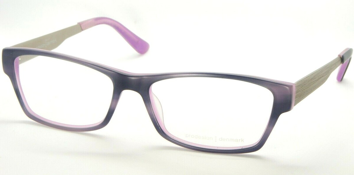 Nuevas Gafas De Montura Prodesign Dinamarca 1727 3424 Morado Mate 54-15-135 - $96.10