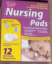 12 PARENTS SELECT Nursing Pads 4.25&quot; Breast Pads Disposable INDIVIDUALLY... - £4.66 GBP