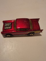 HOTWHEELS 56 - 57 CHEVY MF RED 1976 EARLY BASE #1 Vintage Rare VTG 1970s... - $44.10